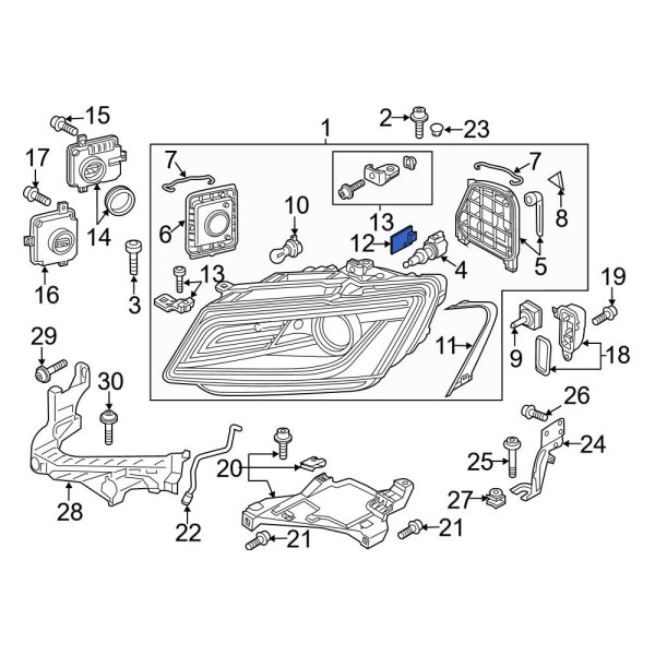 High Intensity Discharge (HID) Headlight Igniter