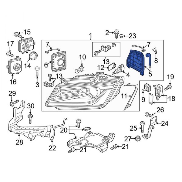 Headlight Bulb Cap