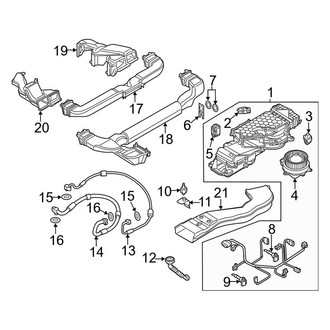 Audi OE - Electrical Components (Battery Cooler), (Hybrid Prestige)