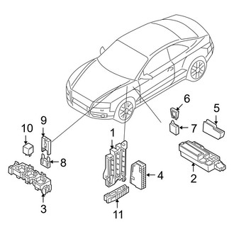 Audi OE - Electrical - Fuse & Relay (Driver Side Engine Compartment)