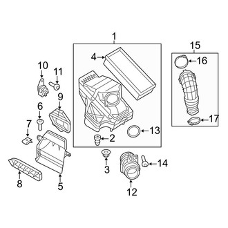 Audi OE - Engine / Transaxle - Air Intake (2.0L Gas)