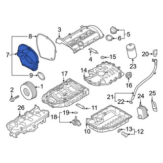 Audi OE - Upper Engine Timing Cover