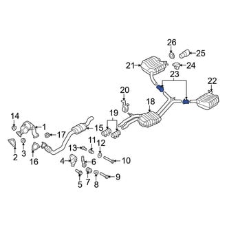 Audi OE - Exhaust Clamp