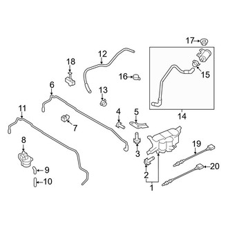 Audi OE - Emission System - Emission Components (Premium / Premium Plus 2.0L)