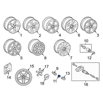Audi OE - Wheel Lug Bolt Cap