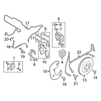 Audi OE - Front Suspension - Brake Components (320 mm)