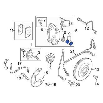 Audi OE - Disc Brake Caliper Seal Kit
