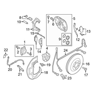 Audi OE - Front Suspension - Brake Components (380 mm)