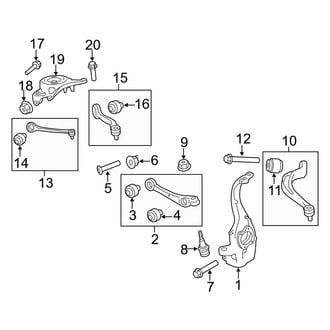Audi OE - Front Suspension - Suspension Components