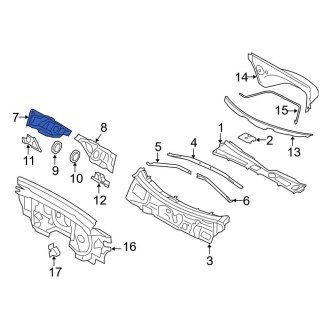 Audi Q5 Cowl Panels & Parts 