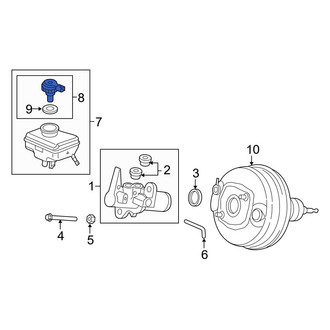 Audi OE - Brake Master Cylinder Reservoir Cap