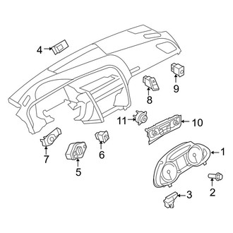 Audi OE - Instrument Panel - Cluster & Switches (Premium / Premium Plus / Prestige)
