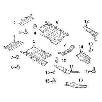 Audi OE - Pillars, Rocker & Floor - Under Cover & Splash Shields