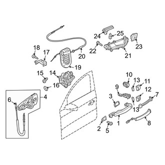 Audi OE - Front Door - Lock & Hardware (Handles & Lock)