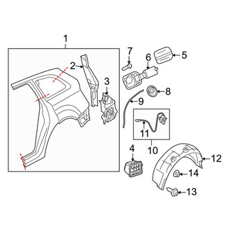Audi OE - Quarter Panel & Components