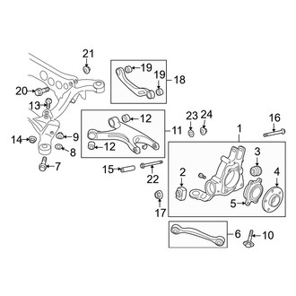 Audi OE - Rear Suspension - Suspension Components