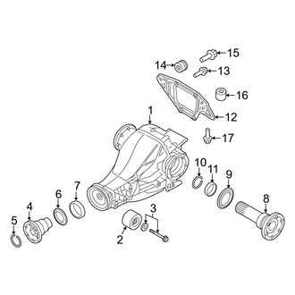 Audi OE - Rear Suspension - Axle & Differential (2.0L Gas)