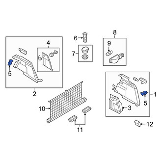 Audi OE - Quarter Panel Trim Panel Clip