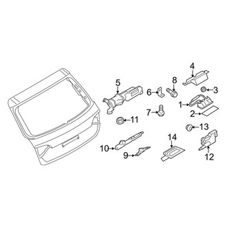Audi OE - Lift Gate - Lock & Hardware