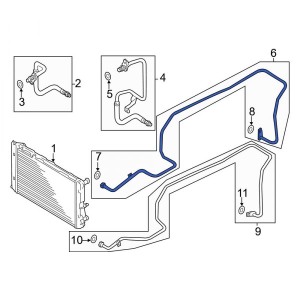 Automatic Transmission Oil Cooler Hose Assembly