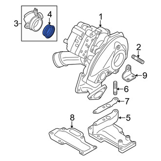 Audi OE - Intercooler Pipe Gasket