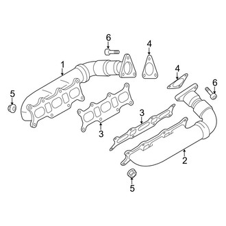 Audi OE - Exhaust System - Exhaust Manifold (TDI Premium Plus / TDI Prestige)