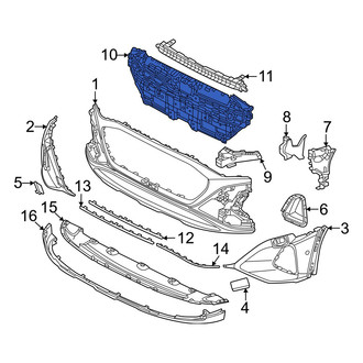 Audi OE - Front Bumper Cover Reinforcement