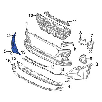 Audi OE - Front Right Bumper Cover