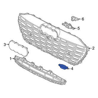 Audi OE - Front Right Grille Molding