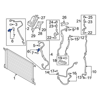 Audi OE - A/C Refrigerant Temperature Sensor