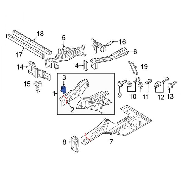 Frame Side Member Bracket