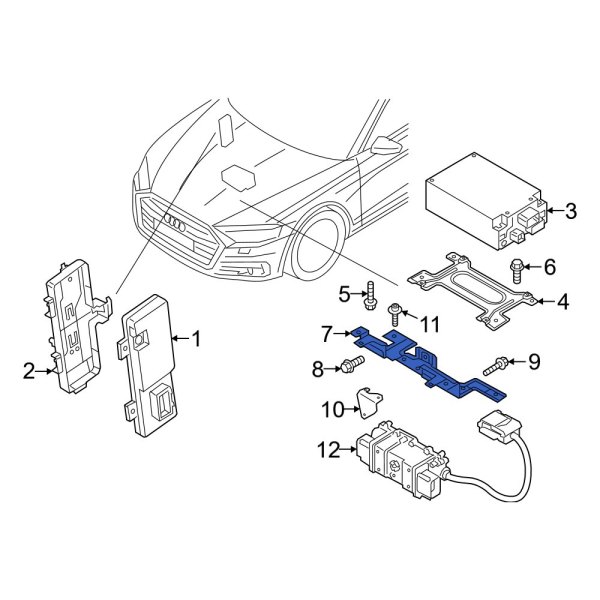 Drive Motor Battery Pack Charger Bracket