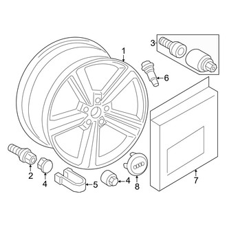 Audi OE - Wheels (20" Wheel), (Premium Plus / Prestige)