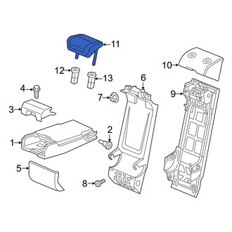Audi OE - Rear Center Headrest