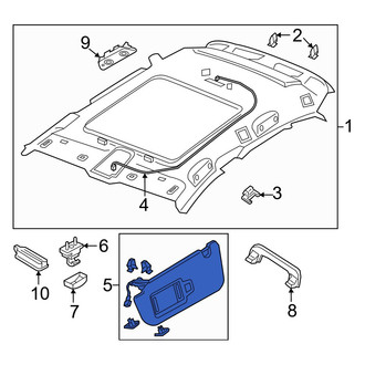 Audi OE - Left Sun Visor