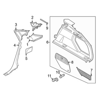 Audi OE - Quarter Panel - Interior Trim