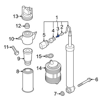Audi OE - Suspension Ride Height Sensor Connector