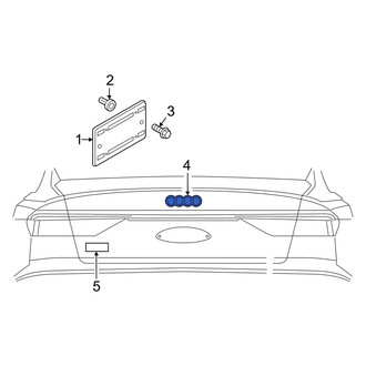 Audi OE - Rear Hatch Emblem