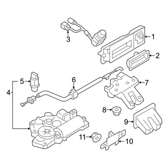 Audi OE - Lift Gate - Lock & Hardware
