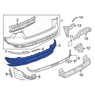 Audi OE - Front Left Bumper Cover