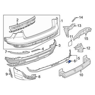 Audi OE - Rear Tow Eye Cap