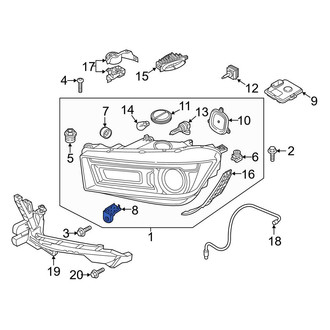 Audi OE - Front Headlight Bracket
