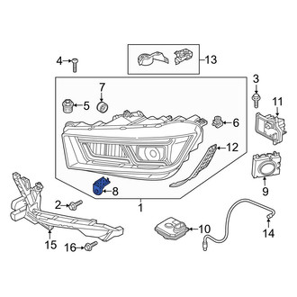Audi OE - Front Headlight Bracket