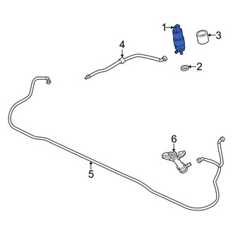 Audi OE - Headlight Washer Pump