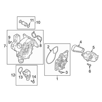 Audi OE - Cooling - Water Pump (Main), (PLUG-IN HYBRID EV-GAS (PHEV))