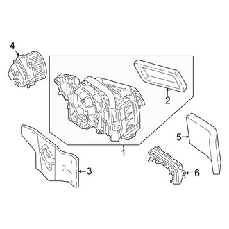 Audi OE - Air Conditioner & Heater - Blower Motor & Fan