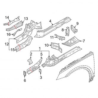 2020 Audi Q5 Chassis Frames & Rails - CARiD.com