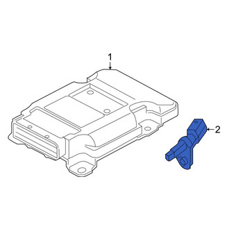 Audi OE - Rear ABS Wheel Speed Sensor