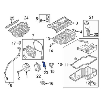 Audi OE - Engine Oil Cooler Gasket