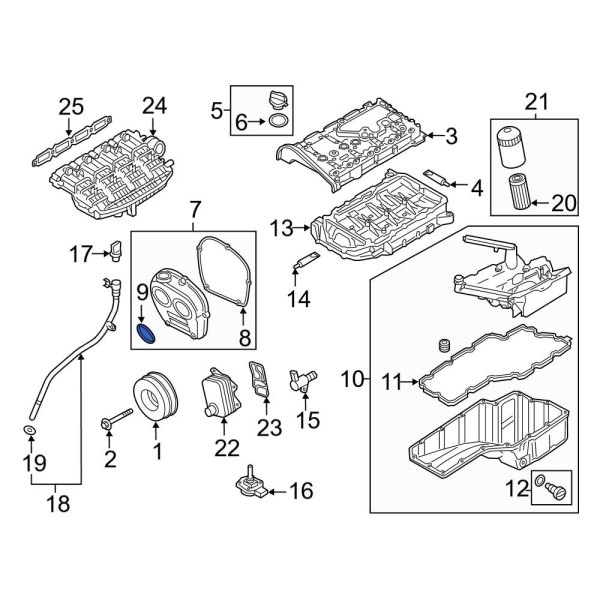 Engine Timing Cover Seal